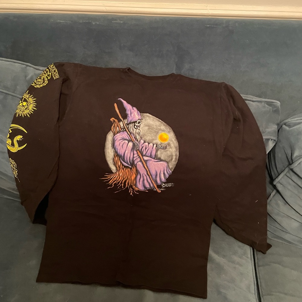 Small Vans Long-sleeve black t-shirt